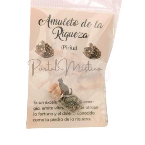 Amuleto de Pirita para la Riqueza - Piedra de la Abundancia y el Éxito