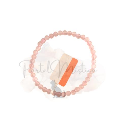 Pulsera de Cuarzo Rosa - Amor Propio, Paz y Dulce Protección