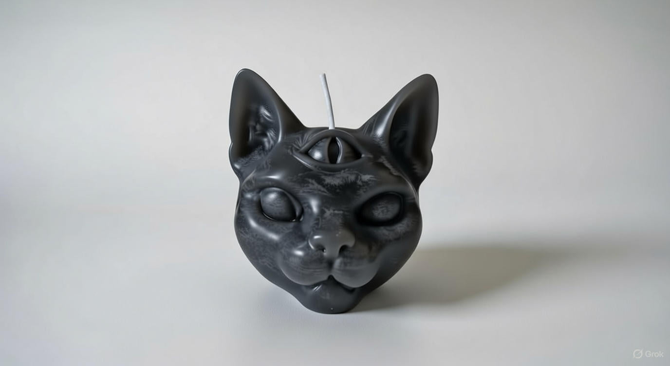 Vela Gato Gris - Sabiduría y Neutralidad