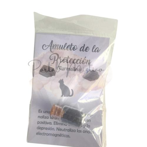 Amuleto de Turmalina Negra - Protección y Escudo Energético de Bolsillo