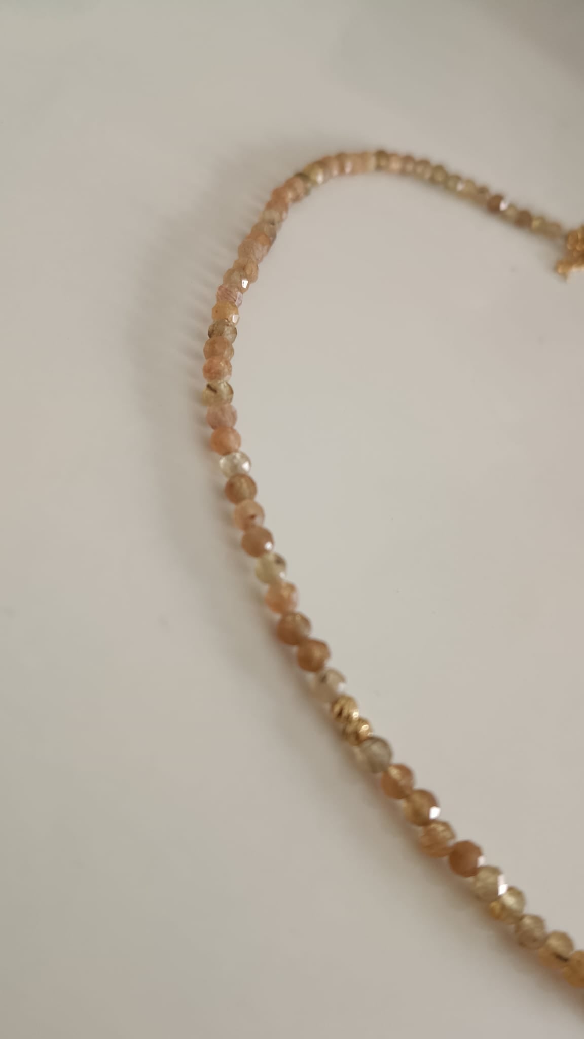 Collar Citrino facetado