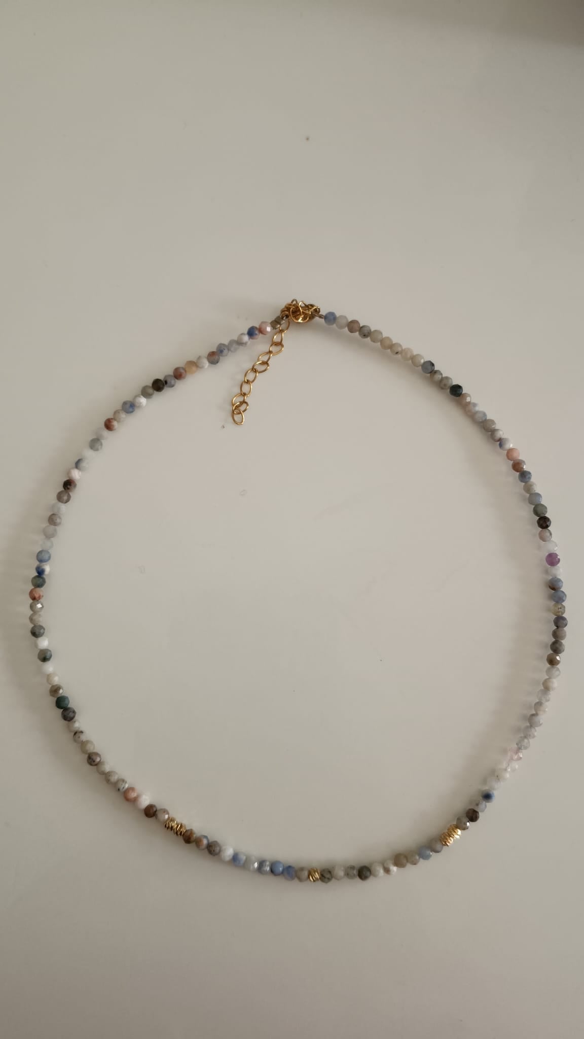 Collar Sodalita facetada