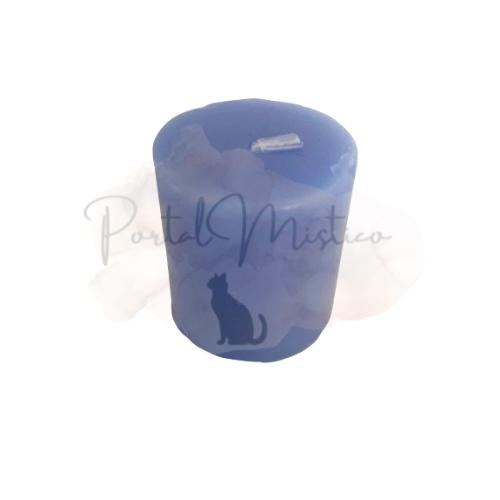 Mini sandalwood candle