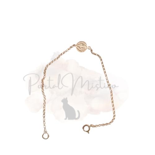 Pulsera de San Benito en Plata de Ley - Escudo contra el Mal