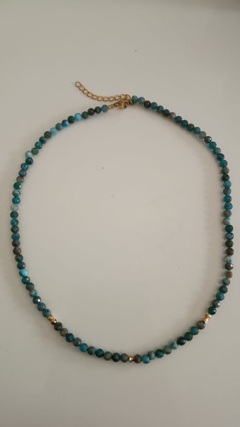 Collar Apatita facetada