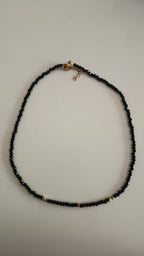 Collar Ónix facetado