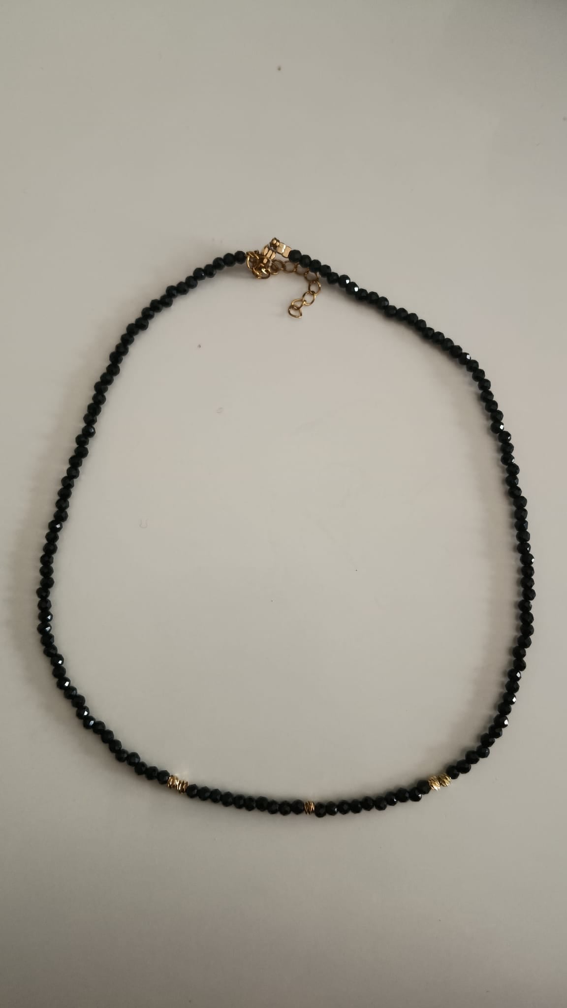 Collar Ónix facetado