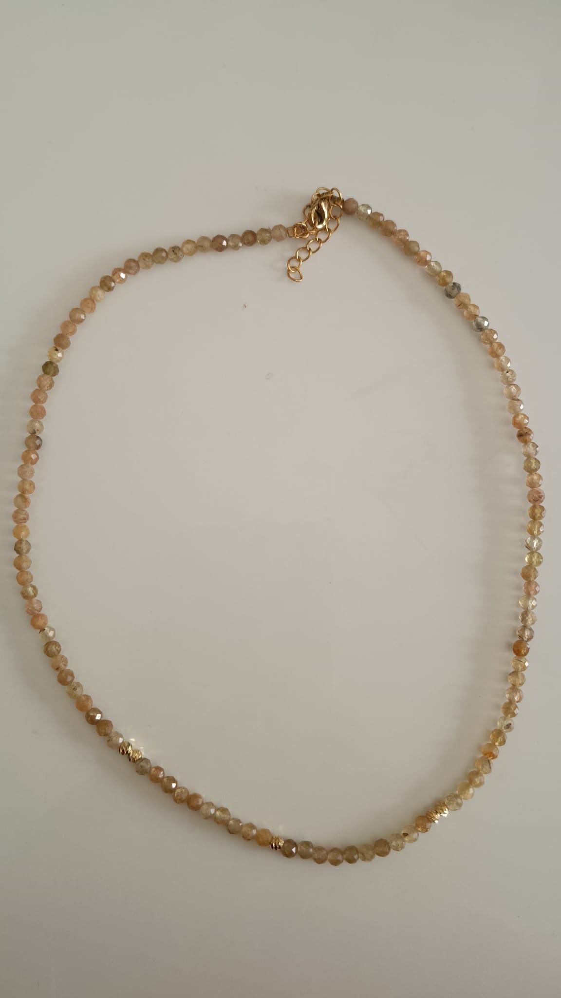 Collar Citrino facetado