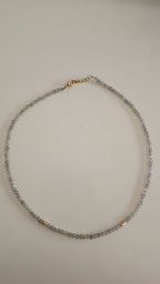 Collar Labradorita facetada