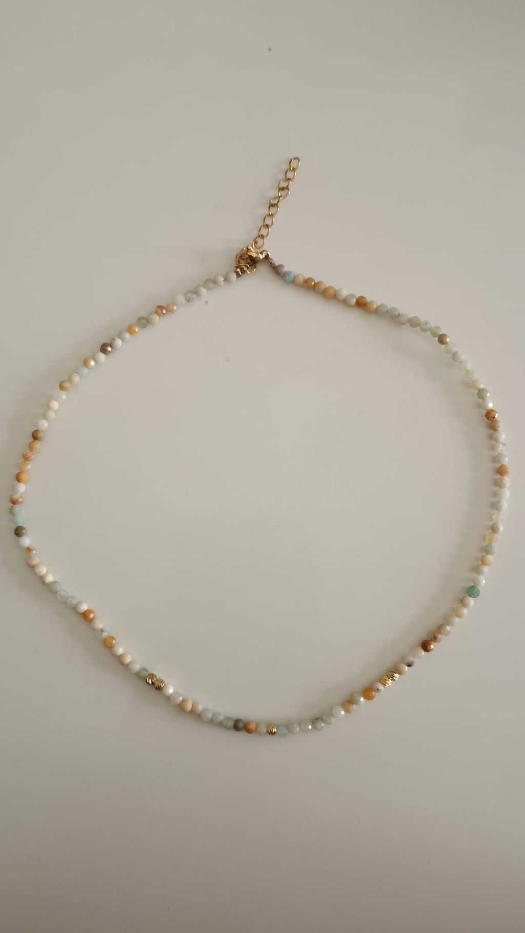 Collar Amazonita facetada