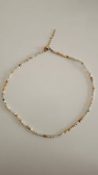 Collar Amazonita facetada