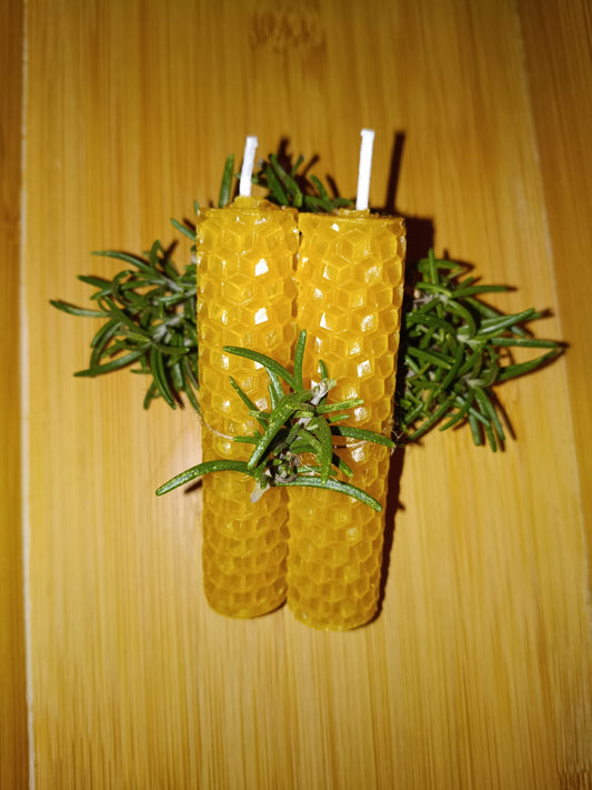 Pack 2 Velas Panal de Miel - Potenciador de Dulzura y Éxito