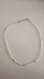 Collar Piedra Luna facetada